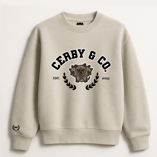 Chenille Embroidered Crewneck