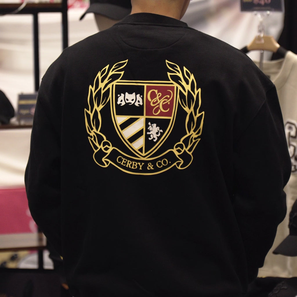 Royal Crest Embroidered Crewneck