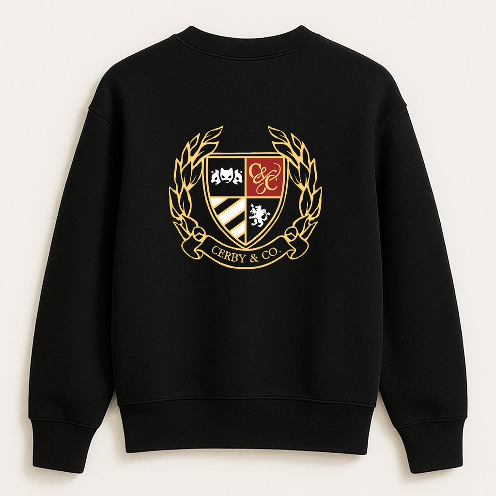 Royal Crest Embroidered Crewneck
