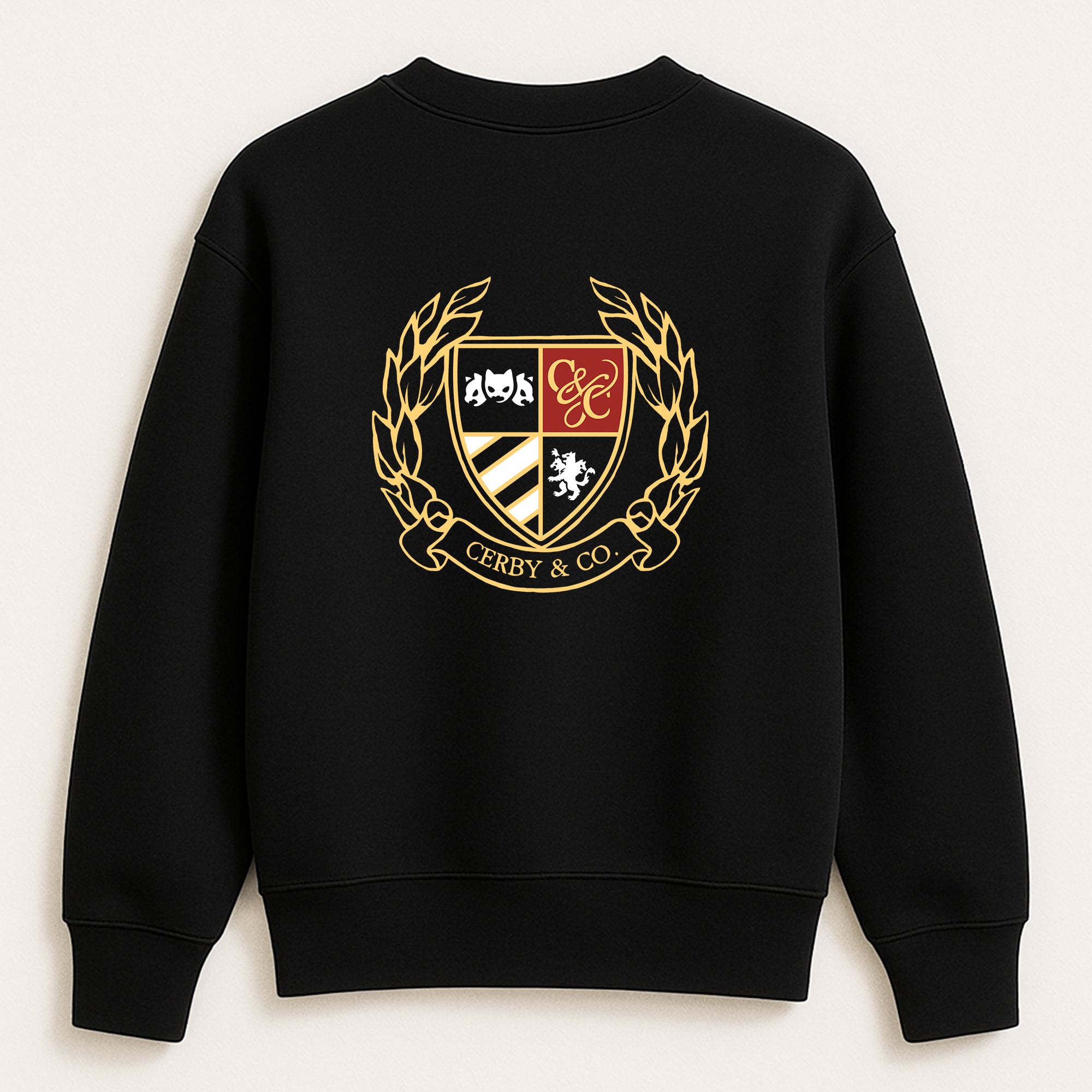 Royal Crest Embroidered Crewneck
