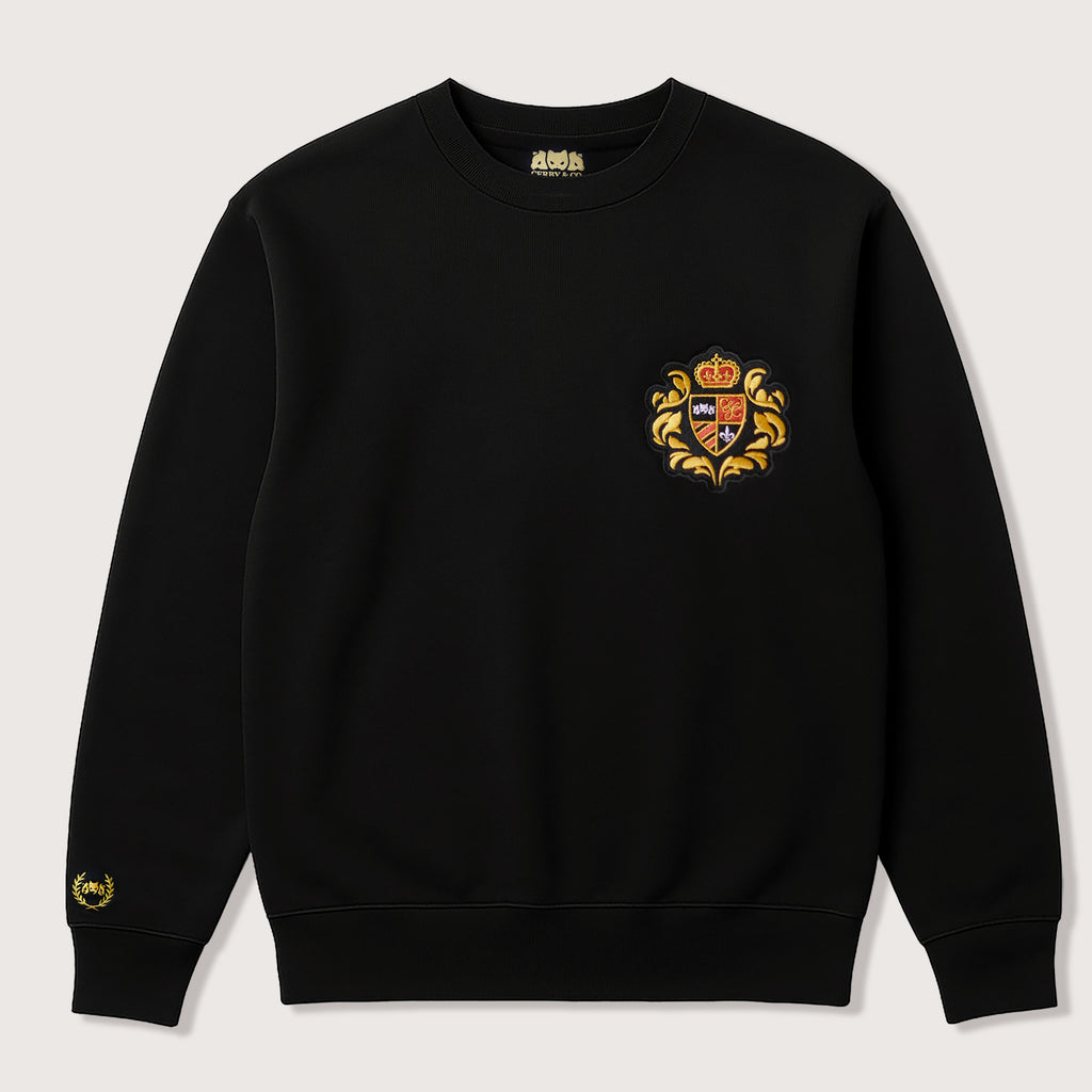 Royal Crest Embroidered Crewneck