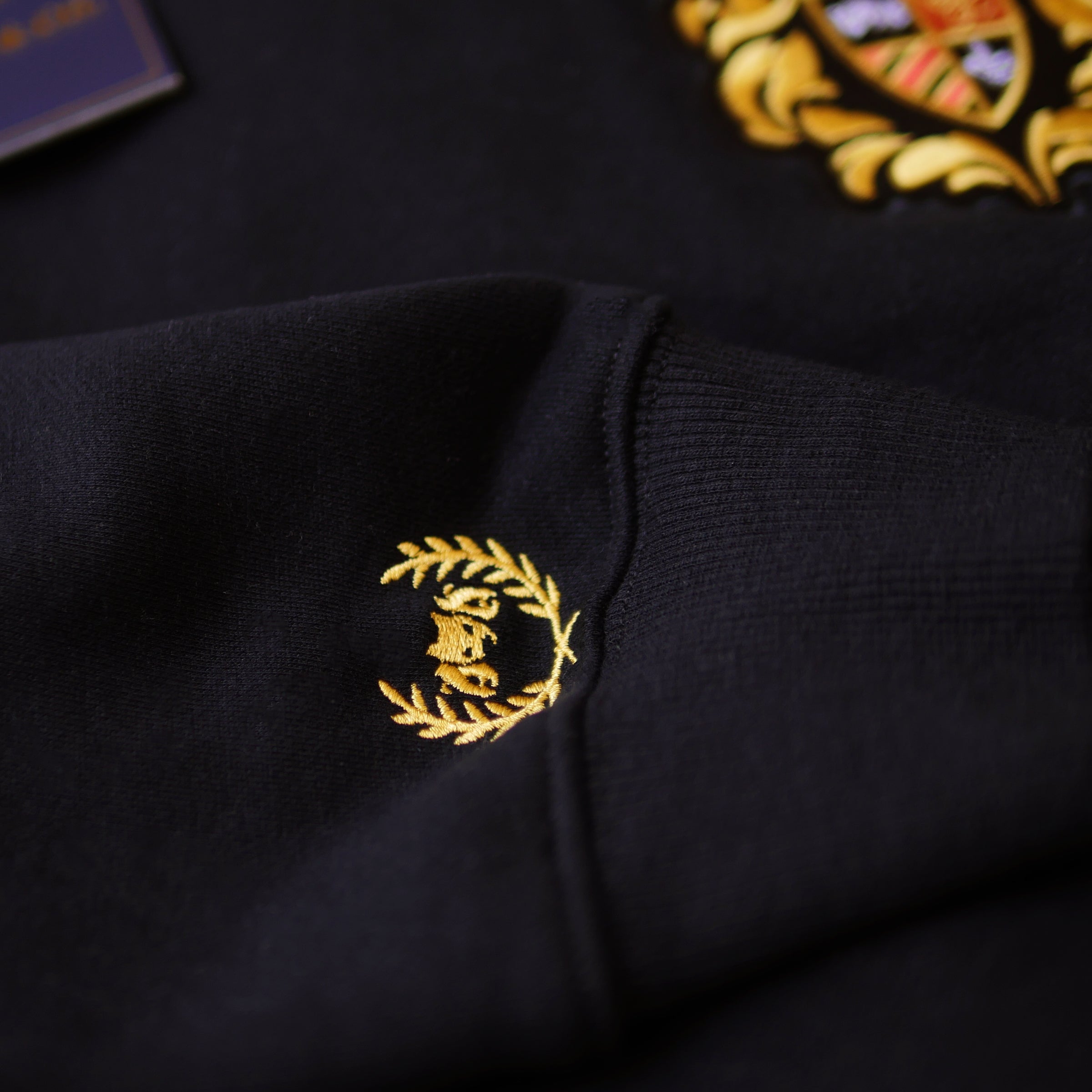 Royal Crest Embroidered Crewneck