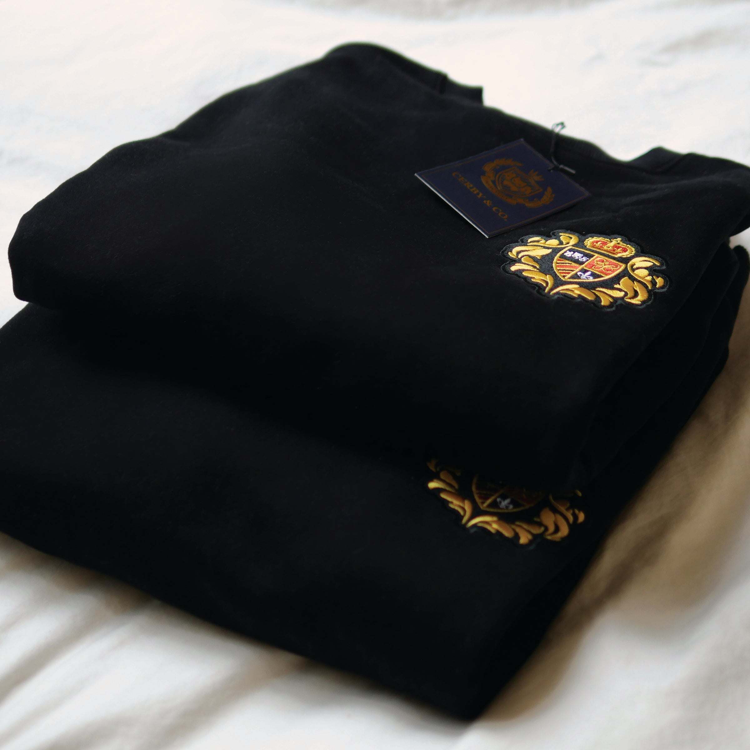 Royal Crest Embroidered Crewneck