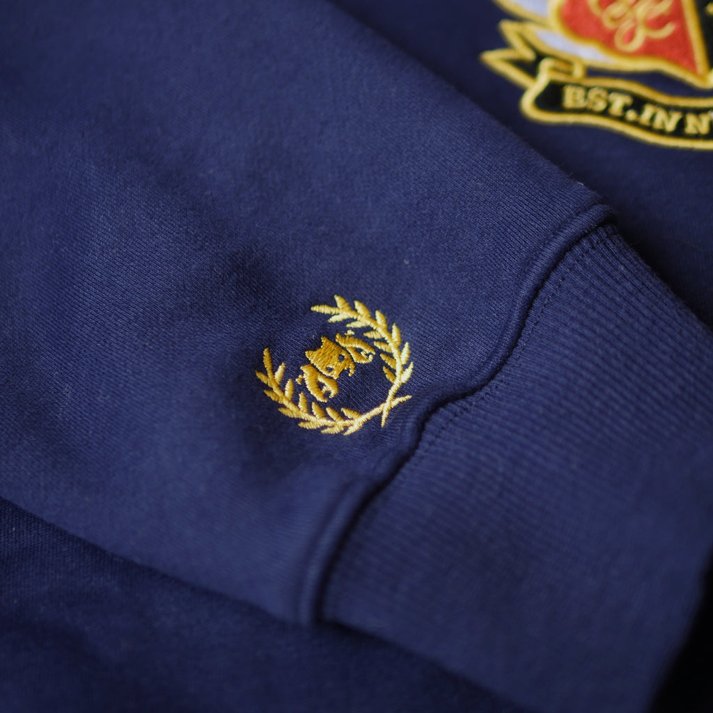 Winged Shield Embroidered Crewneck