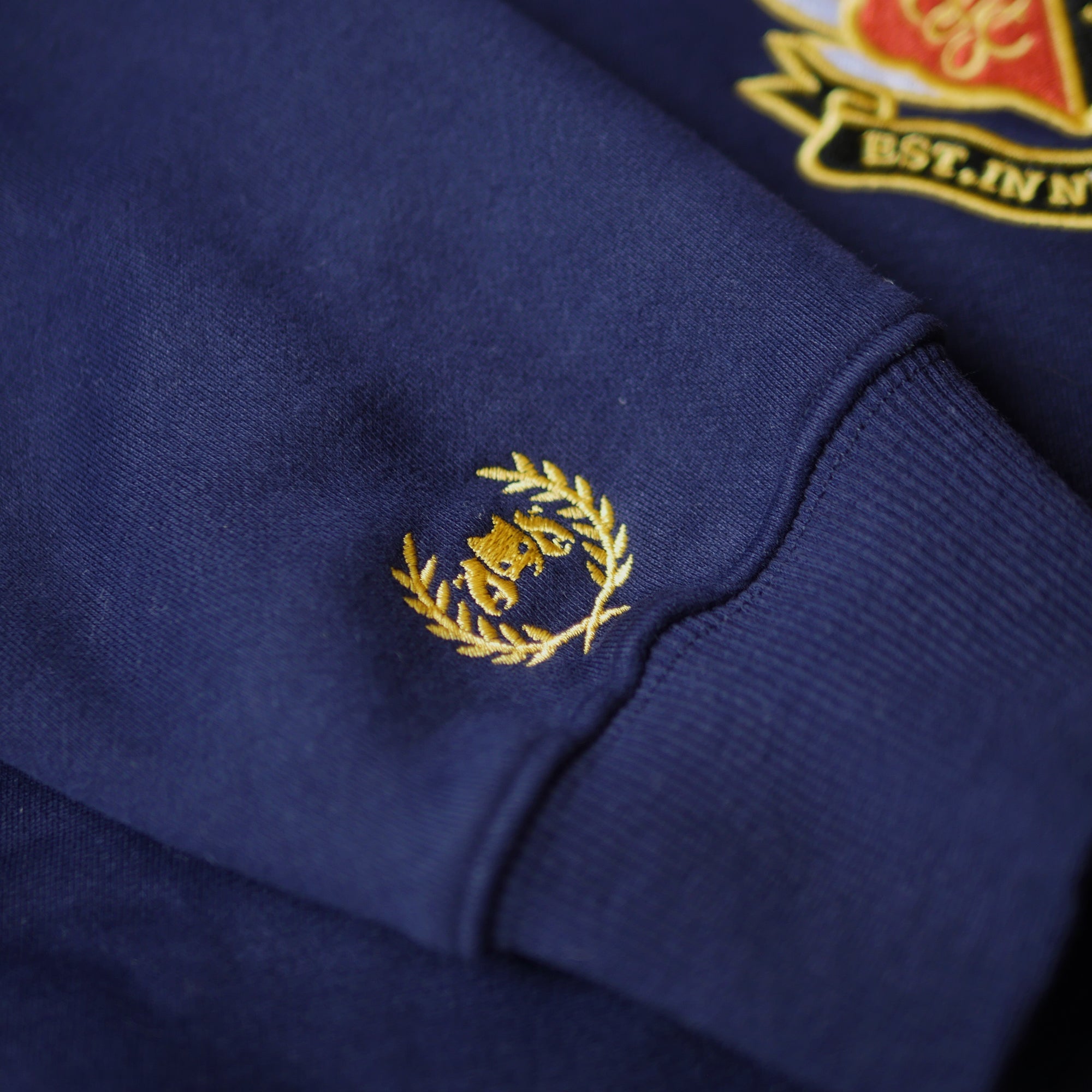 Winged Shield Embroidered Crewneck